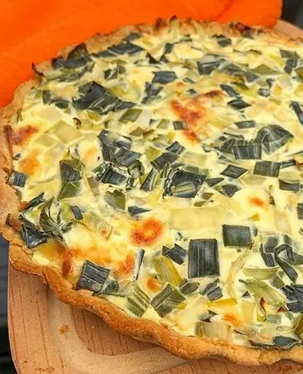 tarta de puerro 🥬