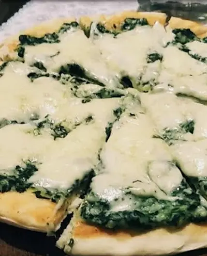 pizza de espinaca 🥬
