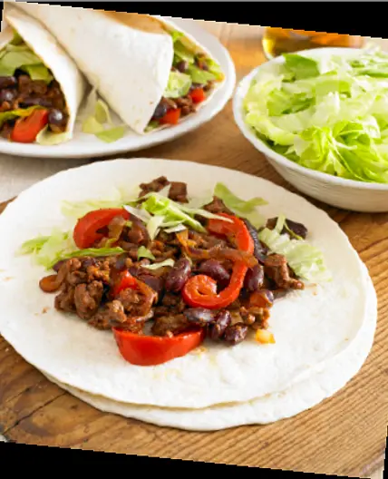 Chilli Beef Wraps