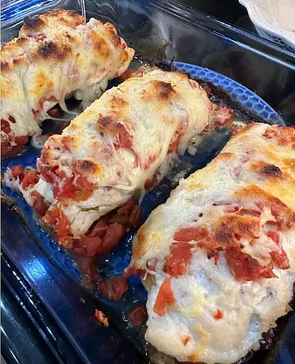 Caprese Chicken Roll Up