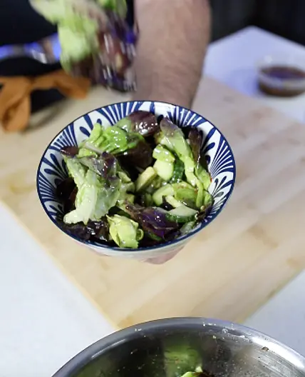 Garlicky Butter Lettuce Salad