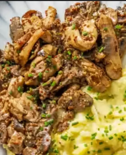 Creamy Mustard Chicken and Mushrooms