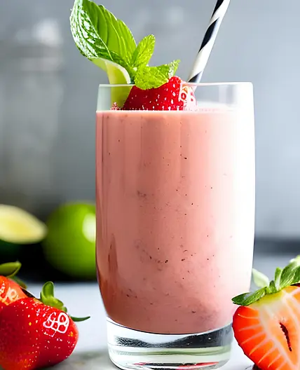 Creamy Summer Strawberry Horchata