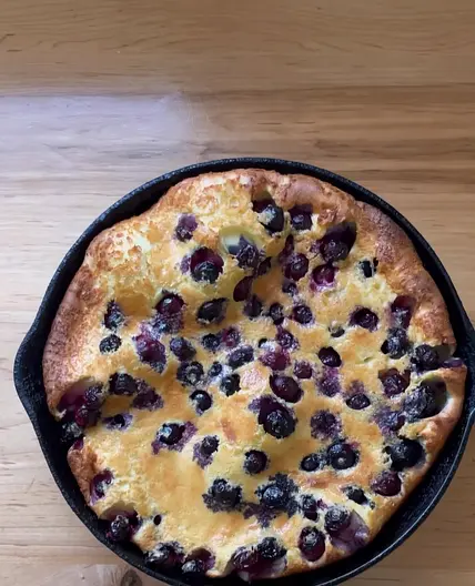 Lemon-Blueberry Dutch Baby