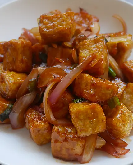 Sweet and Spicy Tofu Steak