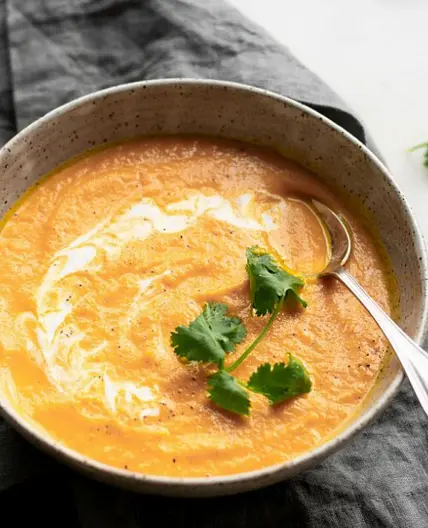 Coconut Ginger Carrot Soup