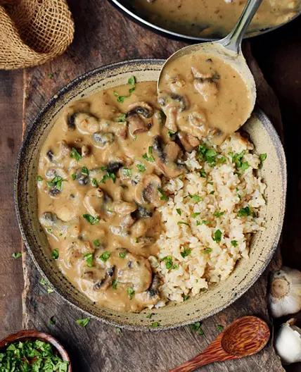 Mushroom Stroganoff