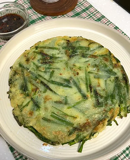 Crispy Korean Chive Pancakes (Jeon)