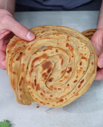 Flaky Parathas