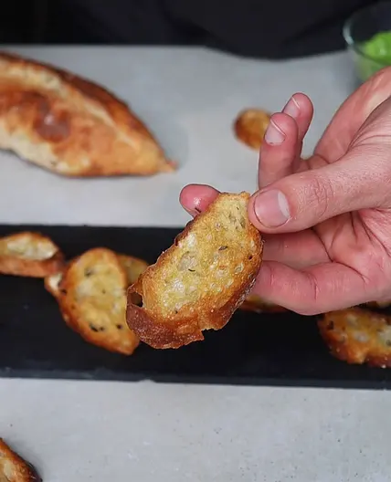 Crispy Bread Chips 🥖🔥 never throw away your old bread again!
