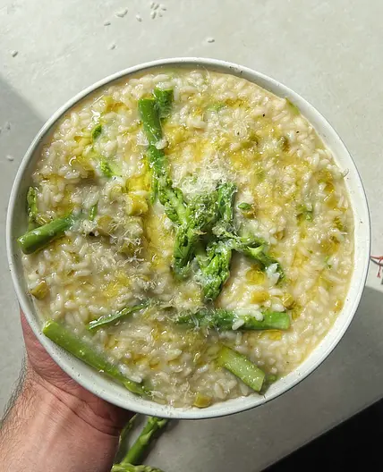 Creamy Asparagus Risotto