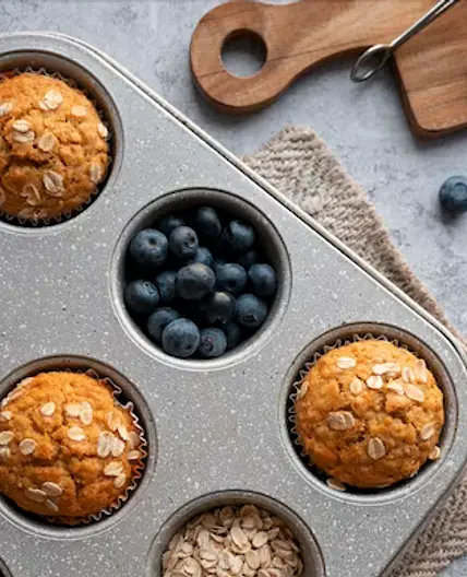 Blueberry Oatmeal Muffins