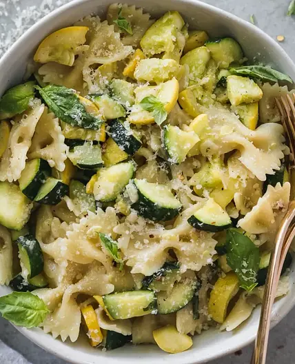 EASY SUMMER ZUCCHINI PASTA