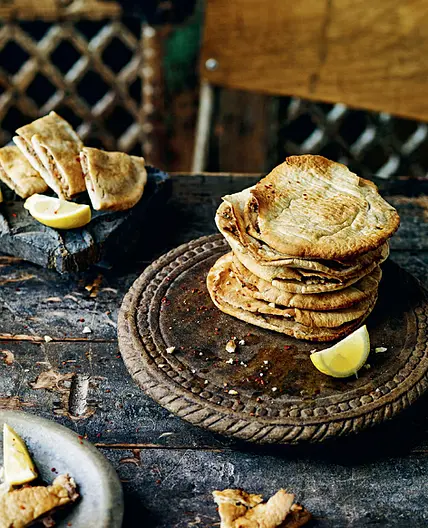 Sumac-spiced Lamb Pittas