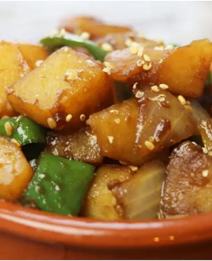 Korean Braised Potato (Gamja Jorim)