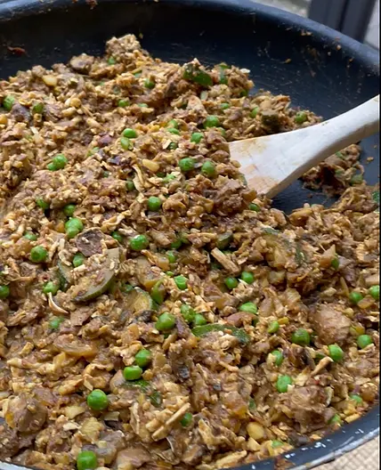 Mushroom Kheema