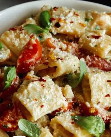 Summer Pasta with Grilled Eggplant Sauce