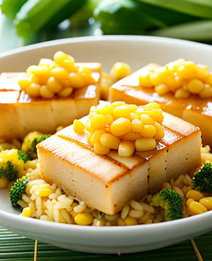 Tofu and Corn Rice