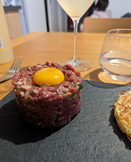 Tartare de bœuf au miso