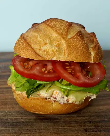 Cremiges Käsesandwich