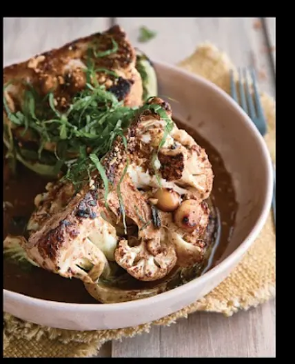 Roasted Cauliflower with Miso