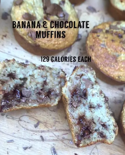 banana chocolate muffins