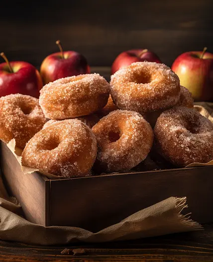 Homemade Apple Cider Donuts