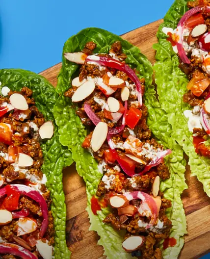 One-Pan Spiced Turkey Lettuce Wraps