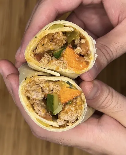 Turkey and Sweet Potato Burritos