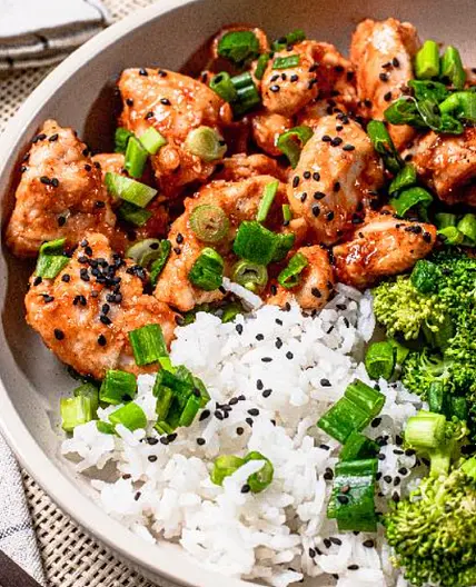 Honey Chilli Chicken and Rice