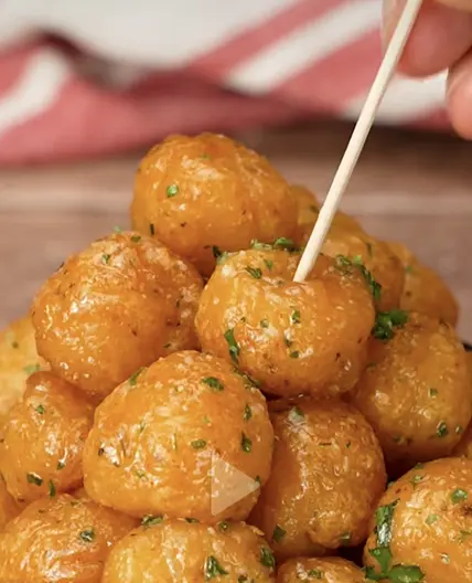 Garlic Potato Pops
