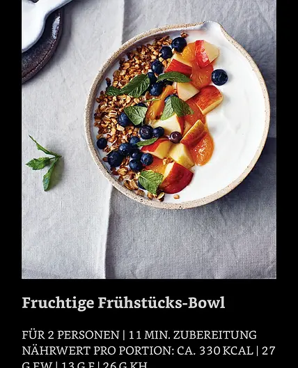 Fruchtige Frühstücksbowl