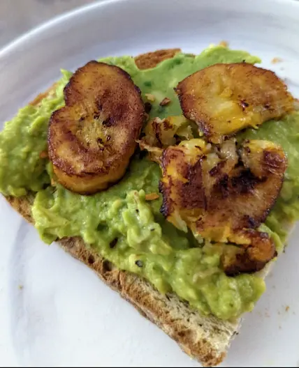 Plantain Avocado toast