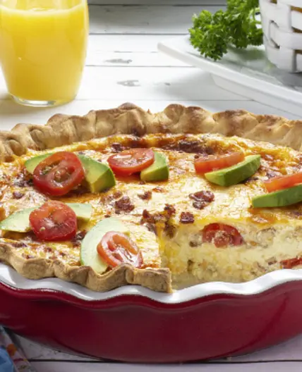 Bacon & Tomato Quiche
