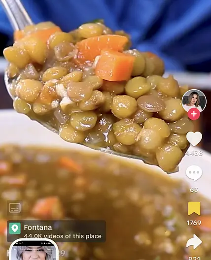 Lenteja soup TikTok