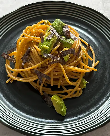Avocado Wasabi Spaghetti (アボカドとワサビのパスタ)