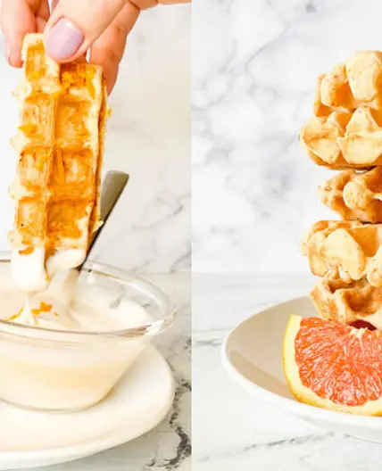 WWL Orange Creamsicle Waffles
