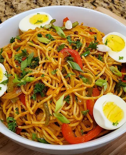 haitian spaghetti recipe