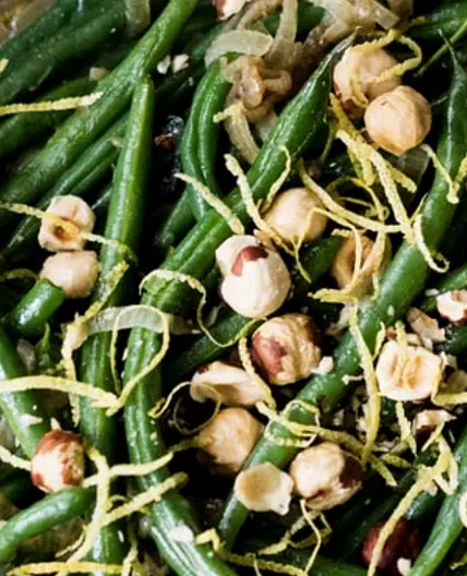 Hazelnut Green Beans