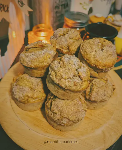 Snickerdoodle Banana Muffins