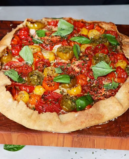 Easy Tomato Galette 🍅