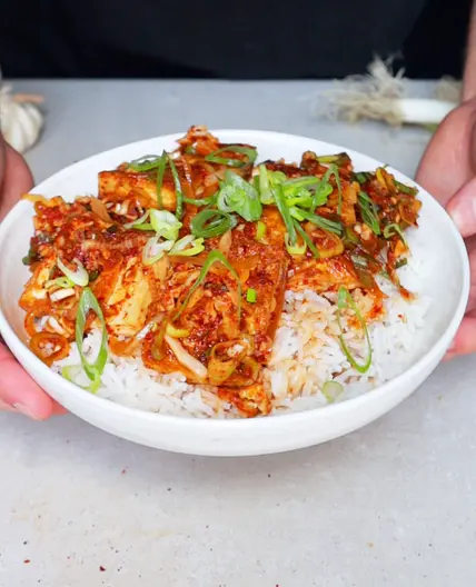 Geschmorter Koreanischer Tofu 🌶️ „Dubu-jorim“ 두부조림