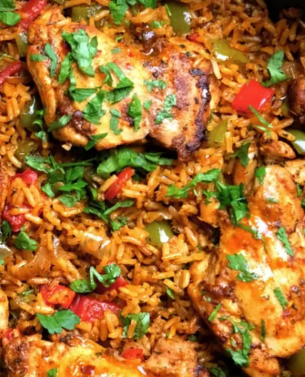 Peri Peri Rice Bake