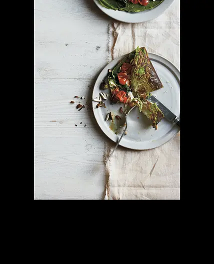Green Chickpea Pancakes
