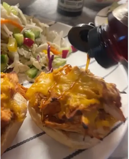 Hot Honey BBQ Chicken Sandwiches