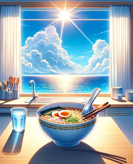 Classic Ponyo’s Ramen (from Ponyo on the Cliff by Studio Ghibli)