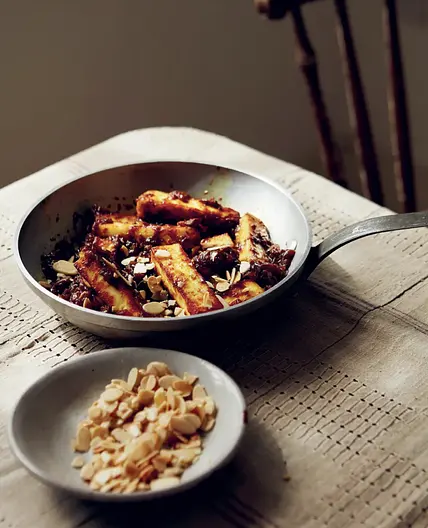 Date-spiced paneer