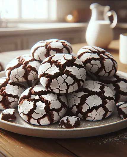 Chocolate Crinkle Cookies