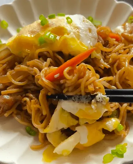 Yakisoba with homemade sauce