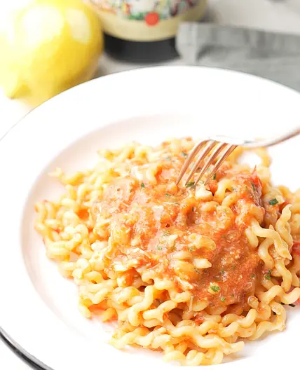 Blue crab pasta